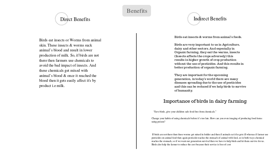 Benefits of Birds